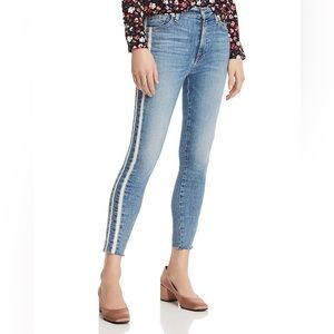 7 For All Mankind Side-Stripe Ankle Skinny Jeans